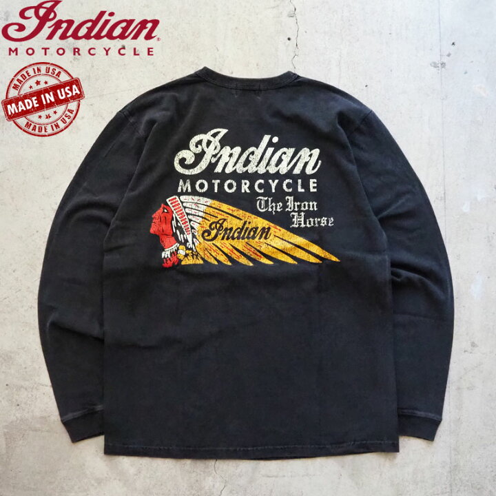 楽天市場】Indian Motorcycle インディアン モーターサイクル ロンT 