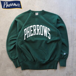 PHERROW'S �t�F���[�Y �g���[�i�[ �X�E�F�b�g ���S �v�����g�X�E�F�b�g 23W-PRWS1 �����Y �v���I�[�o�[ ���� ���o�[�X�E�B�[�u �N���[�l�b�N ���{�� �Ђъ��� �v�����g �R�b�g�� �A���J�W �N���b