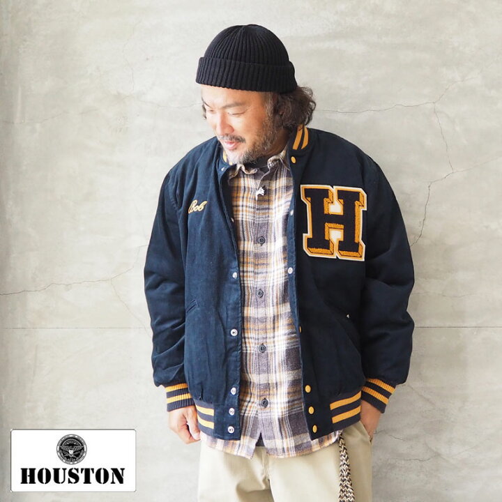 楽天市場】HOUSTON ヒューストン スタジャン ジャケット CORDUROY 