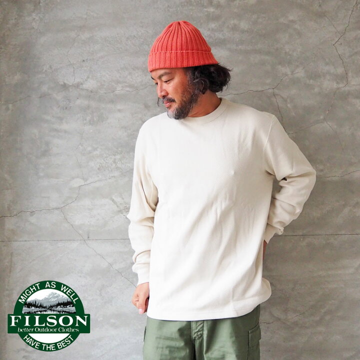 楽天市場】FILSON フィルソン ロンT メンズ WAFFLE KNIT THERMAL CREW 