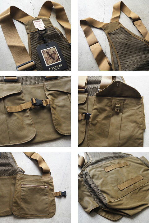 楽天市場】FILSON フィルソン ベスト メッシュ ゲームバッグ Mesh Game 