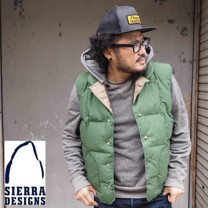 楽天市場】SIERRA DESIGNS シエラデザイン ダウンベスト 7981K-7981L 