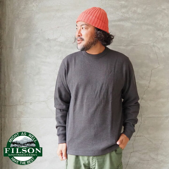 楽天市場】FILSON フィルソン ロンT WAFFLE KNIT THERMAL CREW 83578 