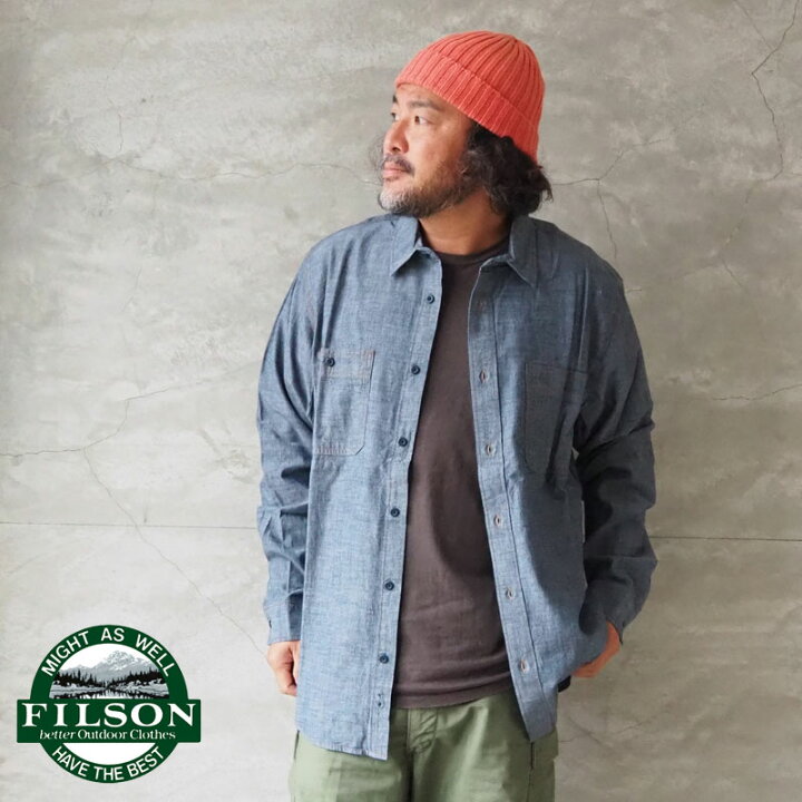 楽天市場】FILSON フィルソン シャツ 長袖 CHAMBRAY CPO SHIRT 89139 