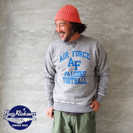 BUZZ RICKSON'S バズリクソンズ トレーナー スウェット SET-IN CREW NECK SWEAT AIR BR69289 メンズ 裏起毛 プルオーバー プリント ロゴ アメカジ スエット ミリタリー グレー ブラック 黒 バズリクソン 東洋 東洋エンタープライズ