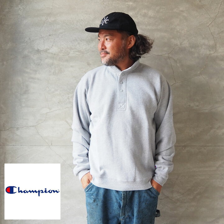 楽天市場】champion チャンピオン スウェット ハーフスナップ 