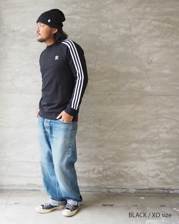 楽天市場】adidas アディダス トレーナー ORIM 3 STRIPES CREW 裏起毛 