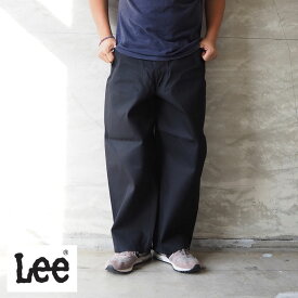 Lee リー ジーンズ メンズ デニム パンツ SUPERSIZED ストレート デニムパンツ LM4680 ビッグ ワイド ゆったり ウエスターナー 未洗い ノンウォッシュ 日本製 ビッグシルエット オーバーサイズ 大きめ インディゴ ブラック 黒
