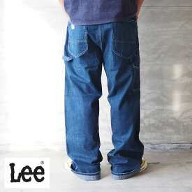 Lee リー ペインターパンツ メンズ PAINTER PANTS LM7288-14000 ダンガリー デニム ペインター パンツ デニムパンツ ジーンズ おしゃれ アメカジ ワーク 色落ち ゆったり ストレート ルーズ 大きいサイズ 2L 3L 4L