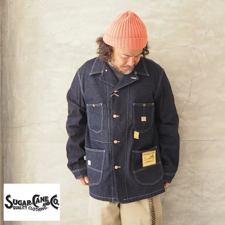 楽天市場】SUGAR CANE シュガーケーン ワークコート 11oz. BLUE DENIM 