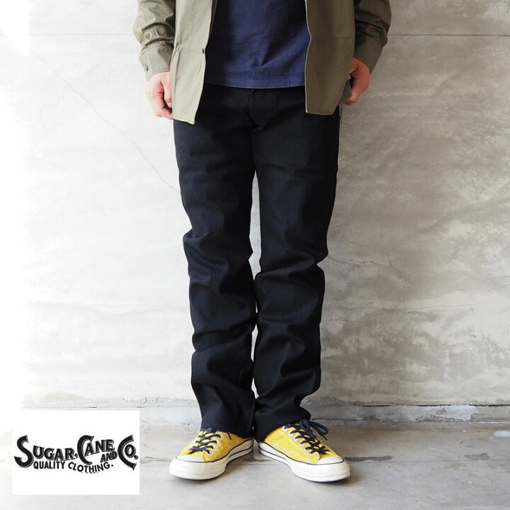 楽天市場】SUGAR CANE シュガーケーン パンツ デニム ブラックデニム 