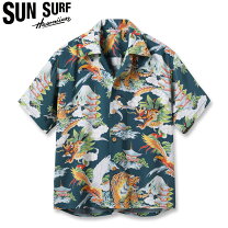 楽天市場】サンサーフ sun surf アロハ シャツ 鷲 虎 龍（メンズ 