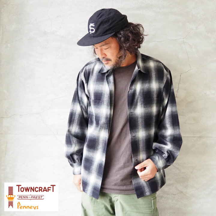 楽天市場】Town Craft タウンクラフト オンブレ シャツ メンズ Ombre 