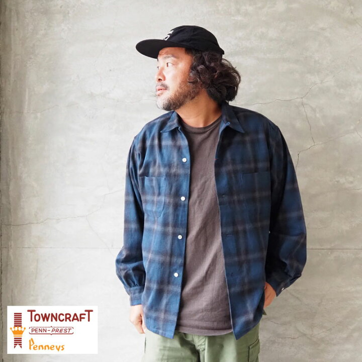 楽天市場】Town Craft タウンクラフト オンブレ シャツ メンズ Ombre 