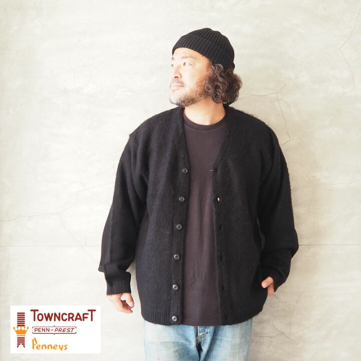 楽天市場】TOWNCRAFT タウンクラフト カーディガン メンズ shaggy 