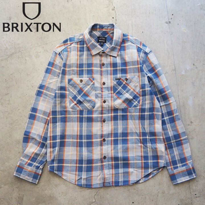 楽天市場】BRIXTON ブリクストン ネルシャツ メンズ VINTAGE WASH 