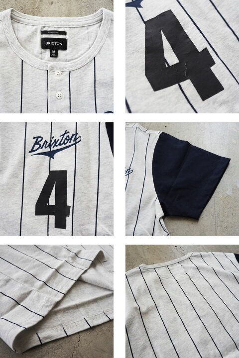 楽天市場】BRIXTON ブリクストン Tシャツ 半袖 ベースボールTシャツ 