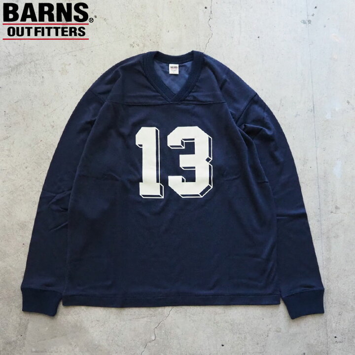 楽天市場】BARNS バーンズ ロンT FOOTBALL LS PT BR-25335 メンズ 長袖 