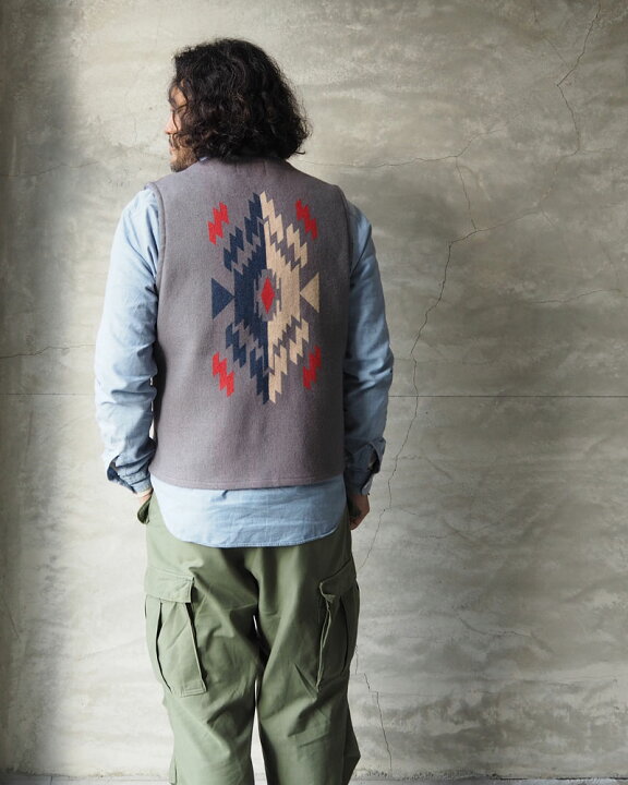 楽天市場】SUGAR CANE シュガーケーン ベスト NATIVE AMERICAN WOOL 