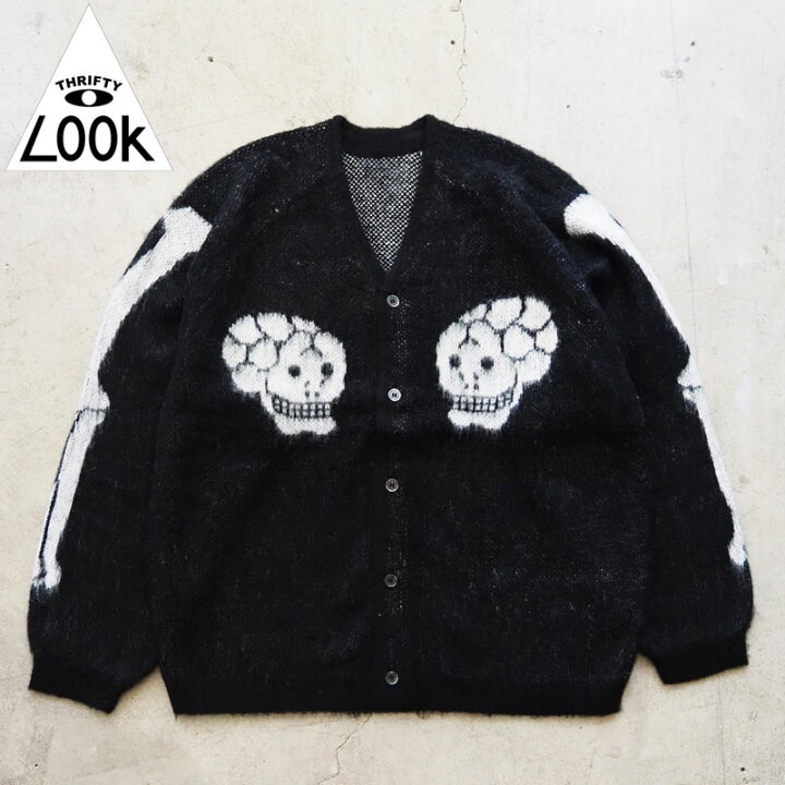 楽天市場】THRIFTY LOOK スリフティールック ニット カーディガン 