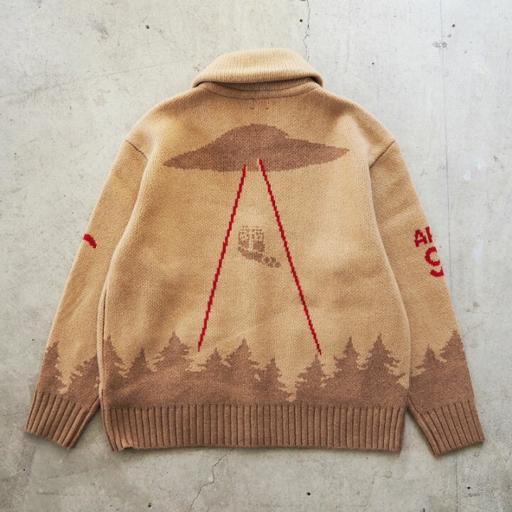 楽天市場】EVISU エヴィス ジャケット ニット メンズ UFOとカウチン 