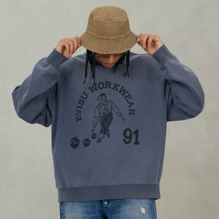 楽天市場】EVISU エヴィス トレーナー スウェット メンズ ボウリング 