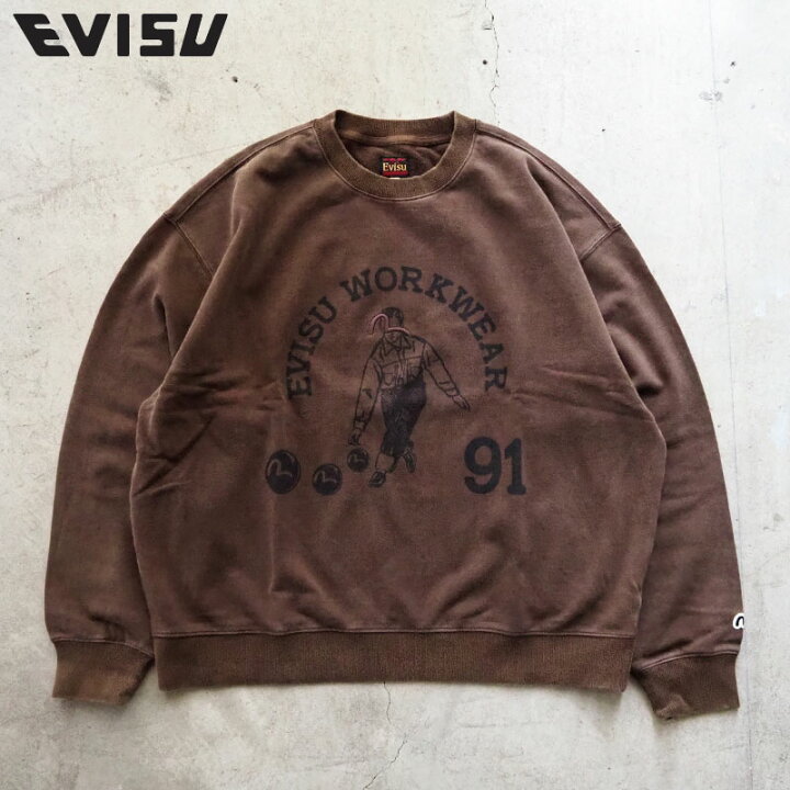 楽天市場】EVISU エヴィス トレーナー スウェット メンズ ボウリング 
