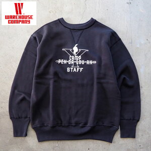 WAREHOUSE & CO. �E�G�A�n�E�X �g���[�i�[ �����Y 401 CAMP PENDALOUAN �N���[�l�b�N �X�E�F�b�g 401-camppendal V�� �l�{�j �K�[�b�g �Z�b�g�C���X���[�u ���B���e�[�W ���{�� �A���J�W �~���^���[