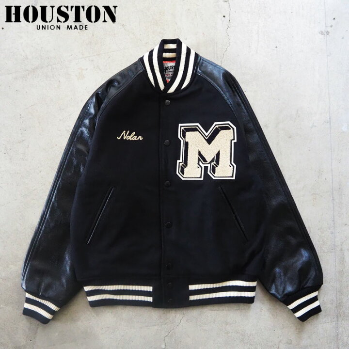 楽天市場】HOUSTON ヒューストン スタジャン メンズ ジャケットMELTON 