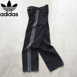 adidas Originals �A�f�B�_�X �p���c �A�f�B�J���[ �f�j�� �t�@�C���[�o�[�h�p���c �g�D���[�u���b�N�f�j�� CT053 KD1497 �����Y �f�j���p���c �W�[���Y �u���b�N�f�j�� �X���[�X�g���C�v �� denim