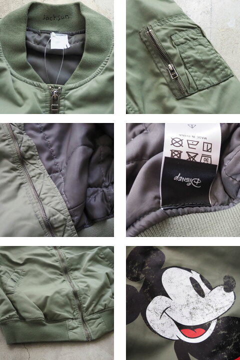 楽天市場】JACKSON MATISSE ジャクソンマティス MA1 ジャケット Mickey 