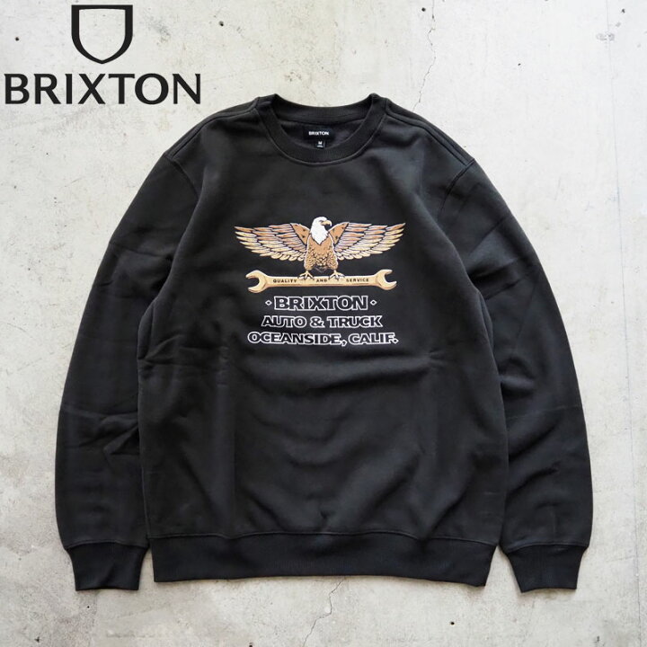 楽天市場】BRIXTON ブリクストン トレーナー リペアクルー スウェット  