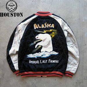 HOUSTON �q���[�X�g�� �X�J�W���� SOUVENIR JACKET ALASKA 51468 �����Y �W���P�b�g �L���e�B���O �h�J ���[���� �X�[�x�j�A�W���P�b�g �A���X�J ���� �h�� �A���J�W �~���^���[ ��