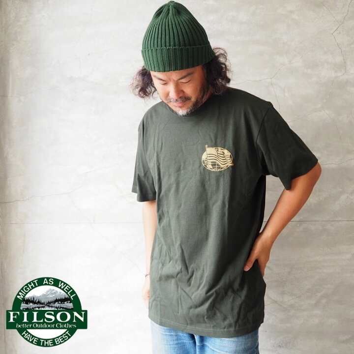 楽天市場】FILSON フィルソン Tシャツ 半袖 PIONEER GRAPHIC T-SHIRT 