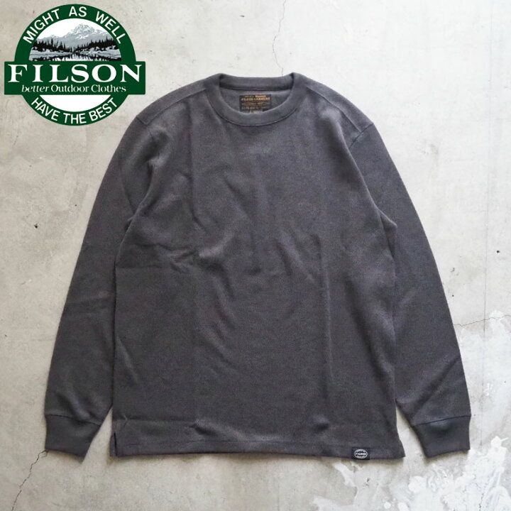楽天市場】FILSON フィルソン ロンT WAFFLE KNIT THERMAL CREW 83578 