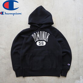 champion チャンピオン パーカー スウェットパーカー C3-A122 メンズ プルオーバー スウェット 裏起毛 アメカジ カレッジ ロゴ プリント 肉厚 青単タグ グレー