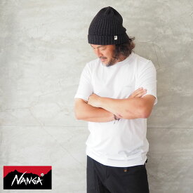 NANGA ナンガ Tシャツ 半袖 Dry Base Layer S/S Tee NW2211-1G504 メンズ レディース 半袖Tシャツ ワンポイント ドライベースレイヤーティー 日本製 ロゴ シンプル 黒 白 アウトドア キャンプ