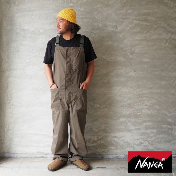 楽天市場】NANGA ナンガ オーバーオール 難燃 タキビ リップストップ  