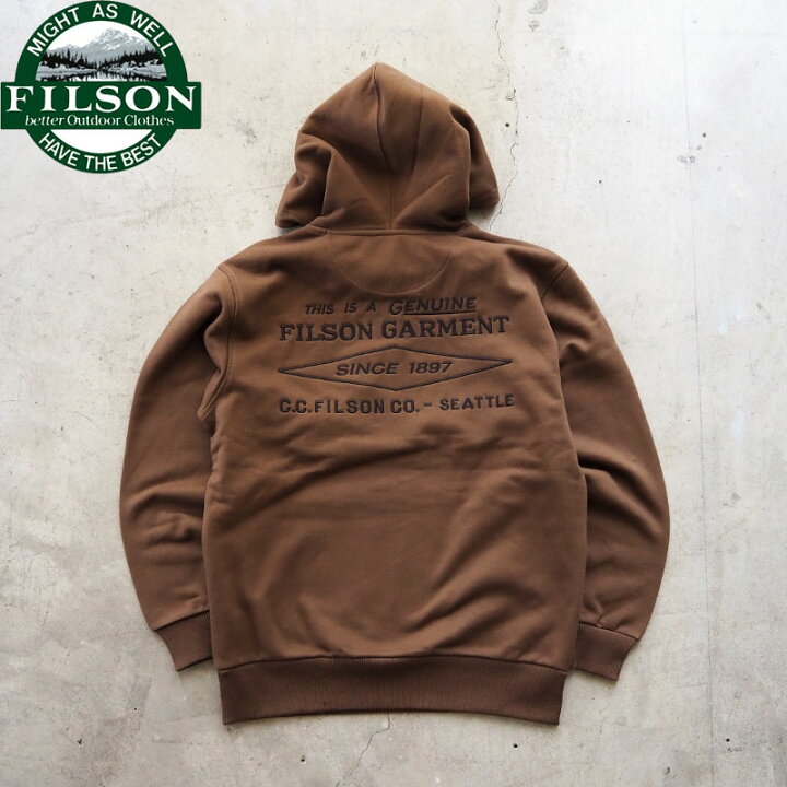 楽天市場】FILSON フィルソン パーカー Prospector Emb Hoodie 42828 