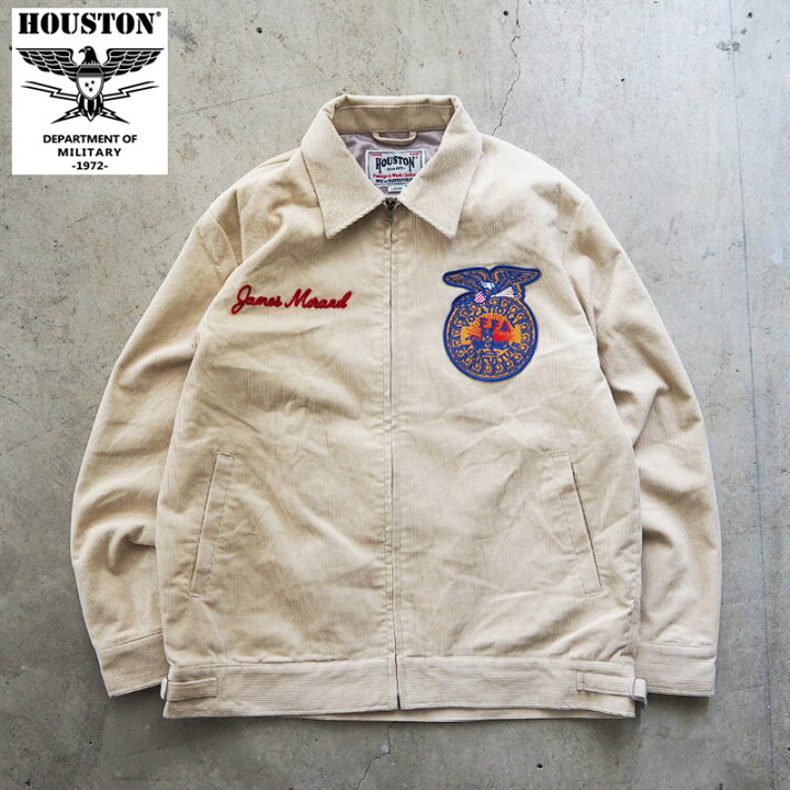 楽天市場】HOUSTON ヒューストン ジャケット CORDUROY EMBROIDERY 