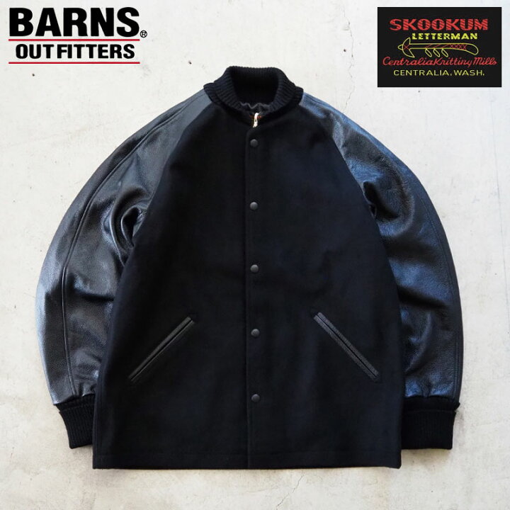 楽天市場】バーンズ × スクーカム スタジャン コラボ BARNS OUTFITTERS 