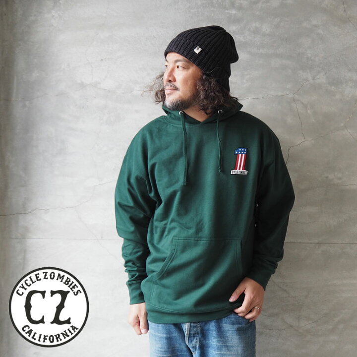 楽天市場】CYCLE ZOMBIES サイクルゾンビーズ パーカー PITSTOP 