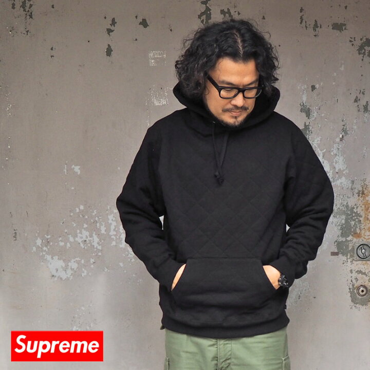 楽天市場 Supreme シュプリーム パーカー キルトフード スウェット Fw18sw38 メンズ 本物 新品 キルティング ロゴ 刺繍 プルオーバー ヘビーウェイト ストリート アメカジ Supreme インポート Headfootmixism
