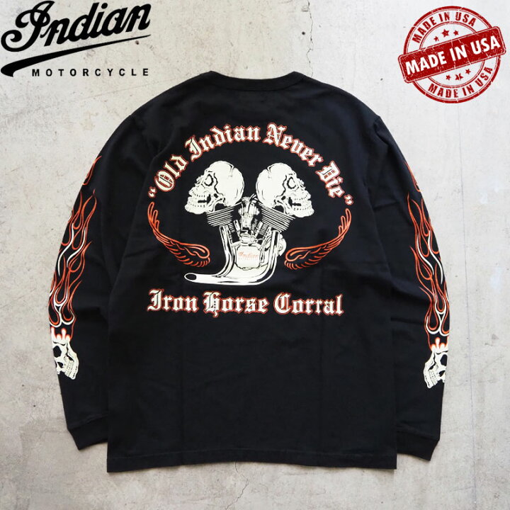 楽天市場】Indian Motorcycle インディアン モーターサイクル ロンT  