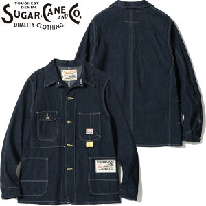 SUGAR CANE VK[P[ [NR[g 11oz. BLUE DENIM WORK COAT SC15655 Y fj WPbg fjWPbg Jo[I[ [N R[g u[fj 11IX AJW { m m