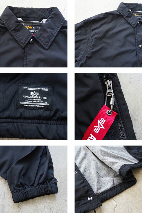 楽天市場】ALPHA industries アルファ ジャケット ボンディング コーチ 