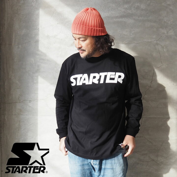 楽天市場 Starter スターター ロンt メール便可 前後ロゴ L Tee X509j メンズ Tシャツ 長袖 長袖tシャツ ロングスリーブ ロゴ プリント アメカジ ストリート スケーター 白 黒 ホワイト ブラック ロングtシャツ おしゃれ Headfootmixism