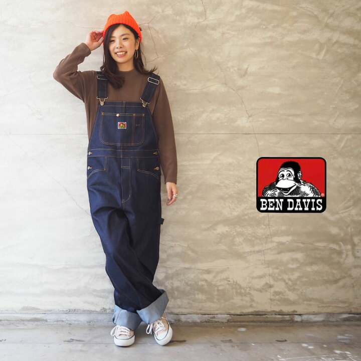 楽天市場】BEN DAVIS ベンデイビス オーバーオール デニム OVERALLS 