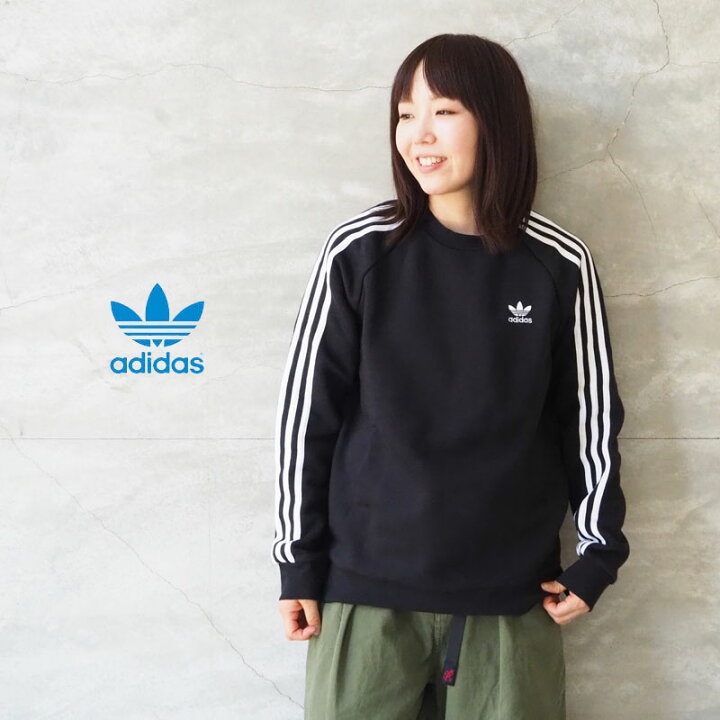 楽天市場】adidas アディダス トレーナー ORIM 3 STRIPES CREW 裏起毛 