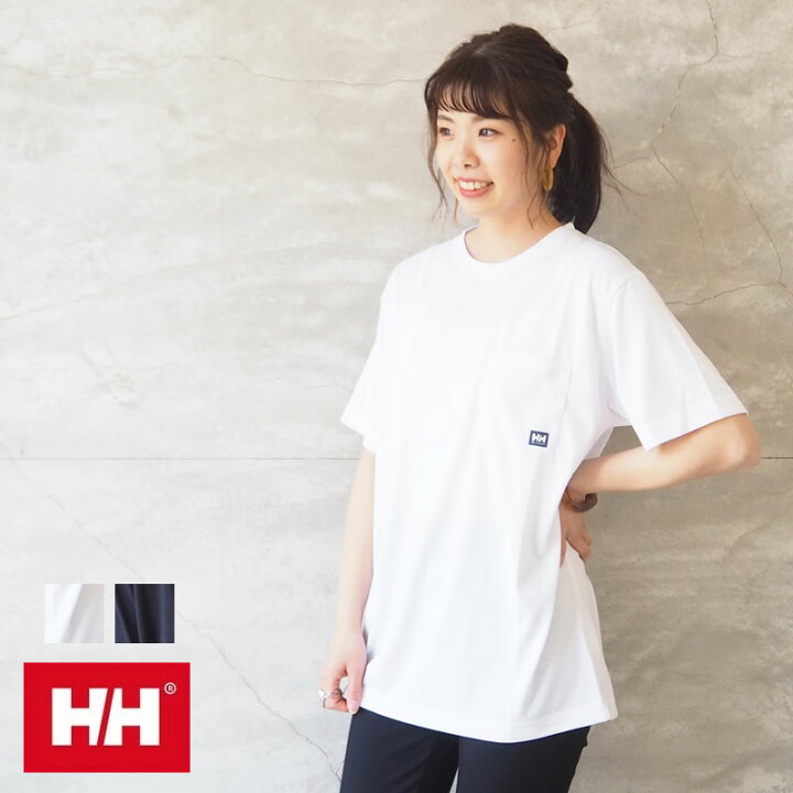 楽天市場 Helly Hansen ヘリーハンセン Tシャツ S S Logo Pocket Tee Hoe607 メンズ レディース 半袖 シンプル 無地 ポケット ポケt 半袖tシャツ サーフ アメカジ アウトドア ロゴ インポート 白 ホワイト White ポリジン加工 メール便可 Headfootmixism